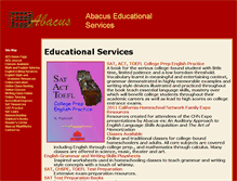 Tablet Screenshot of abacus-es.com